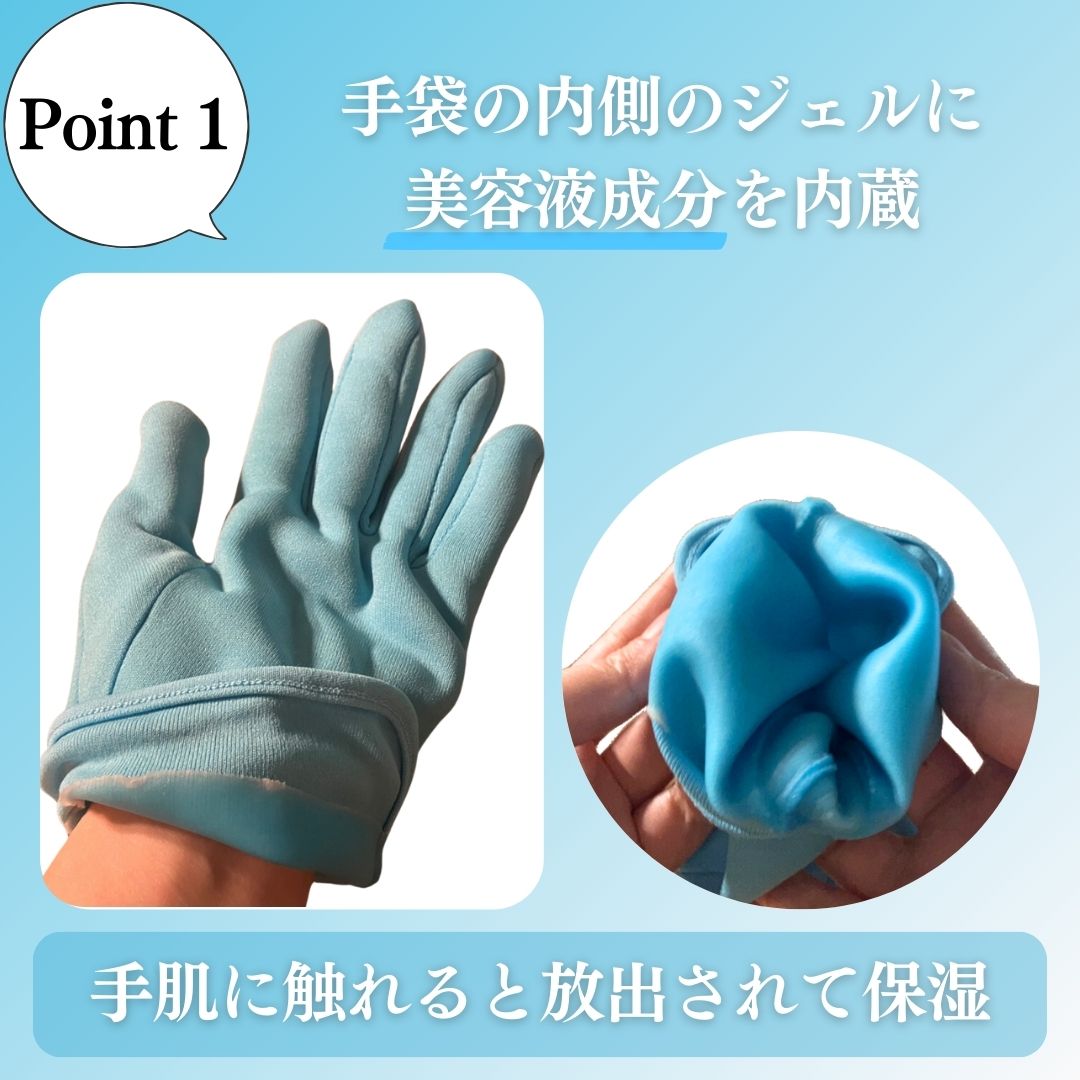ハンドケアモイスチャーグローブ(1セット)