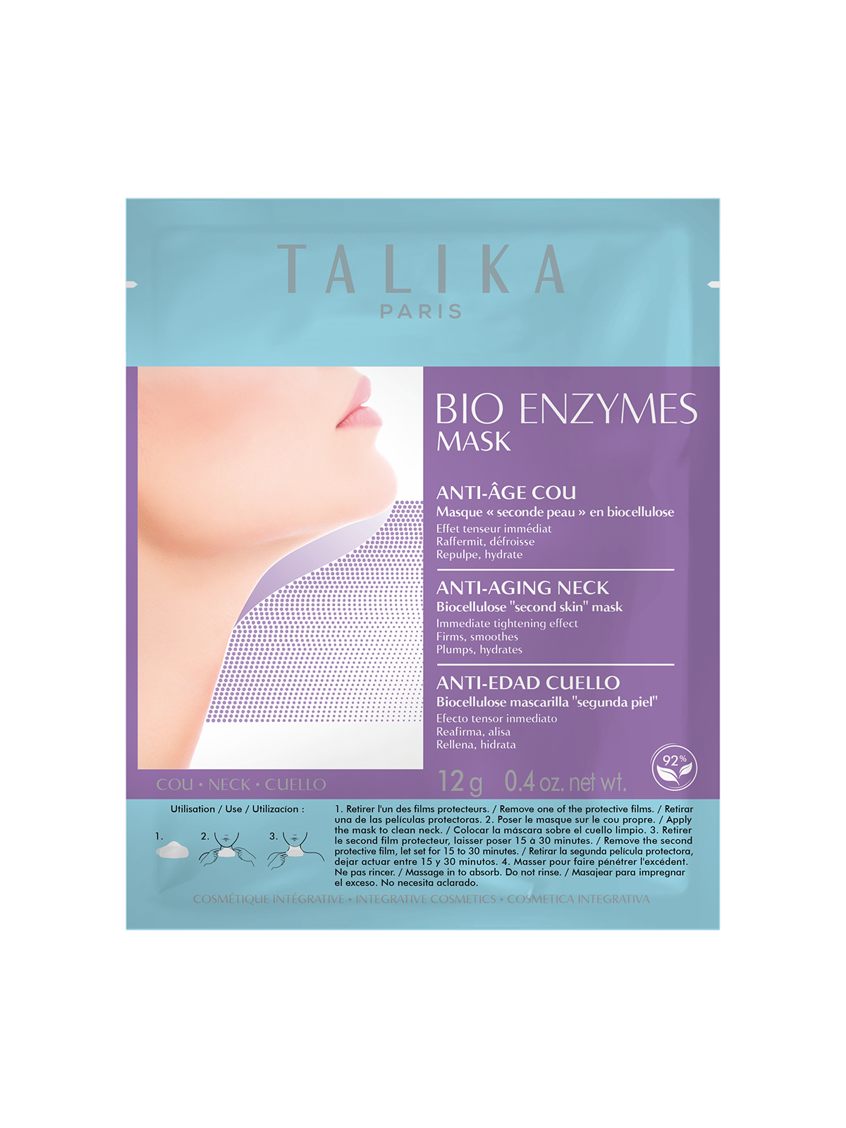TALIKA paris エイジングケアマスク ネック |首回りケア
